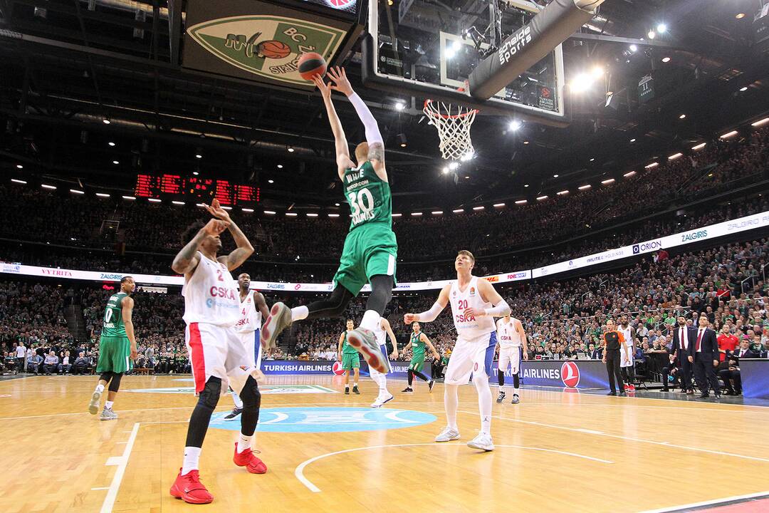 Eurolyga: „Žalgiris“ – CSKA 85:73