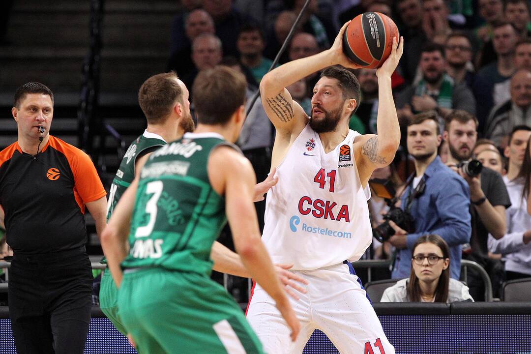 Eurolyga: „Žalgiris“ – CSKA 85:73