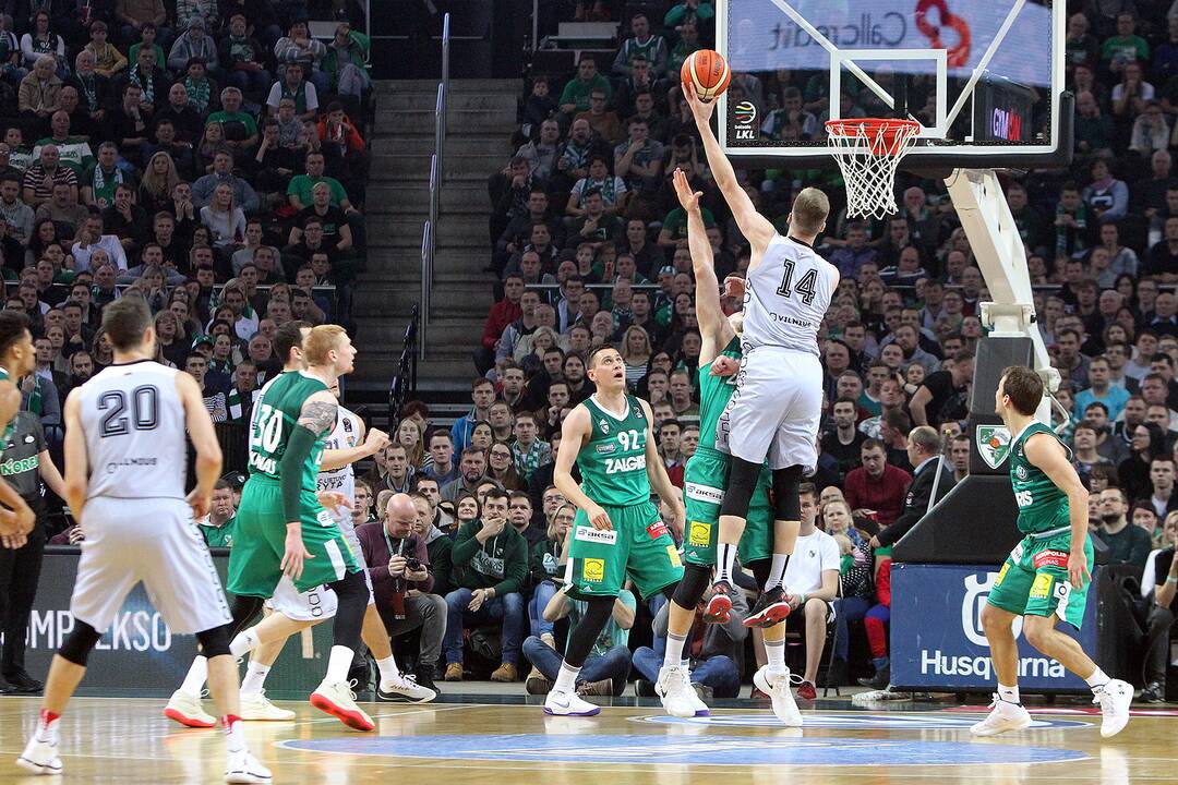 LKL: „Žalgiris“ – „Lietuvos rytas“ 63:65