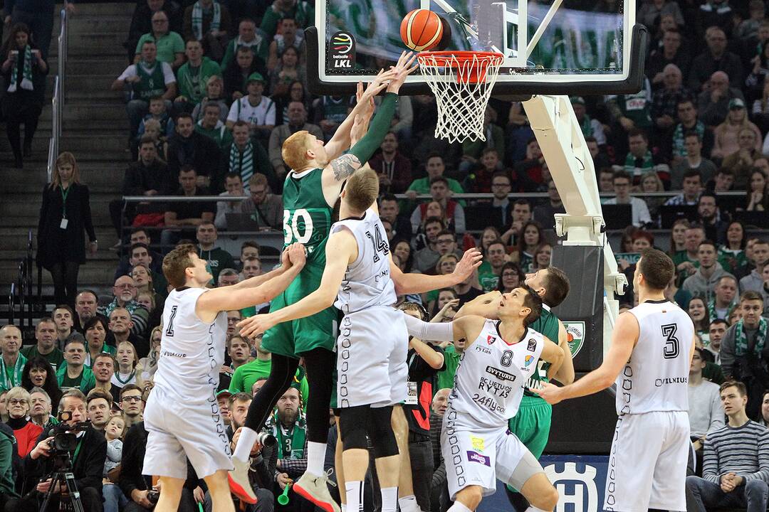 LKL: „Žalgiris“ – „Lietuvos rytas“ 63:65