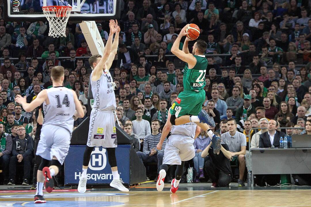 LKL: „Žalgiris“ – „Lietuvos rytas“ 63:65