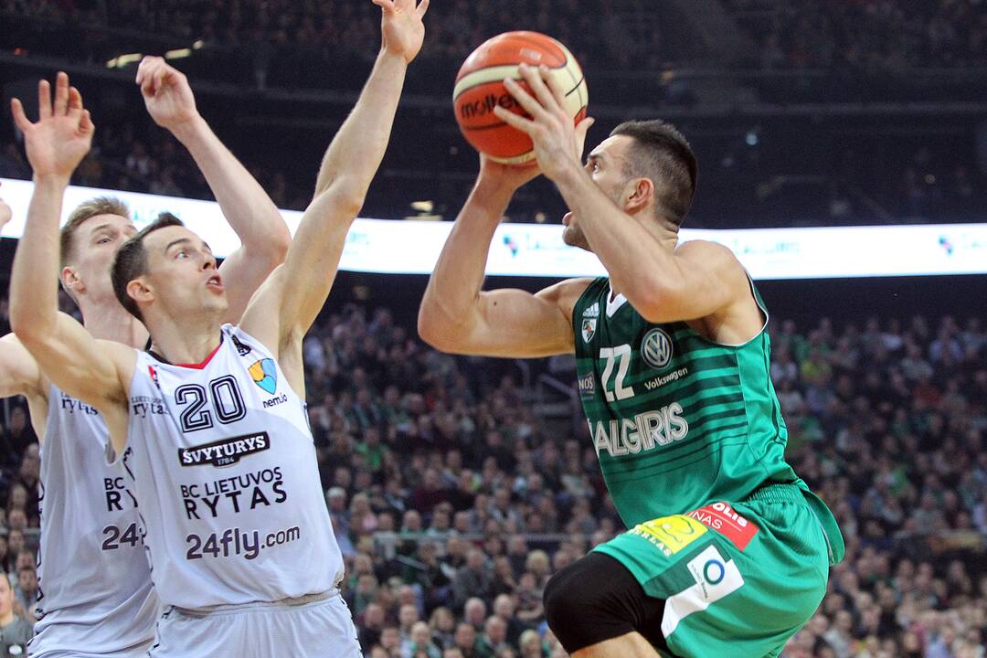 LKL: „Žalgiris“ – „Lietuvos rytas“ 63:65