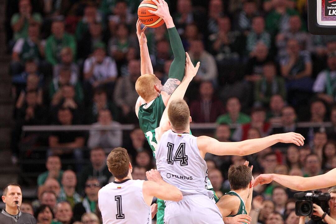 LKL: „Žalgiris“ – „Lietuvos rytas“ 63:65