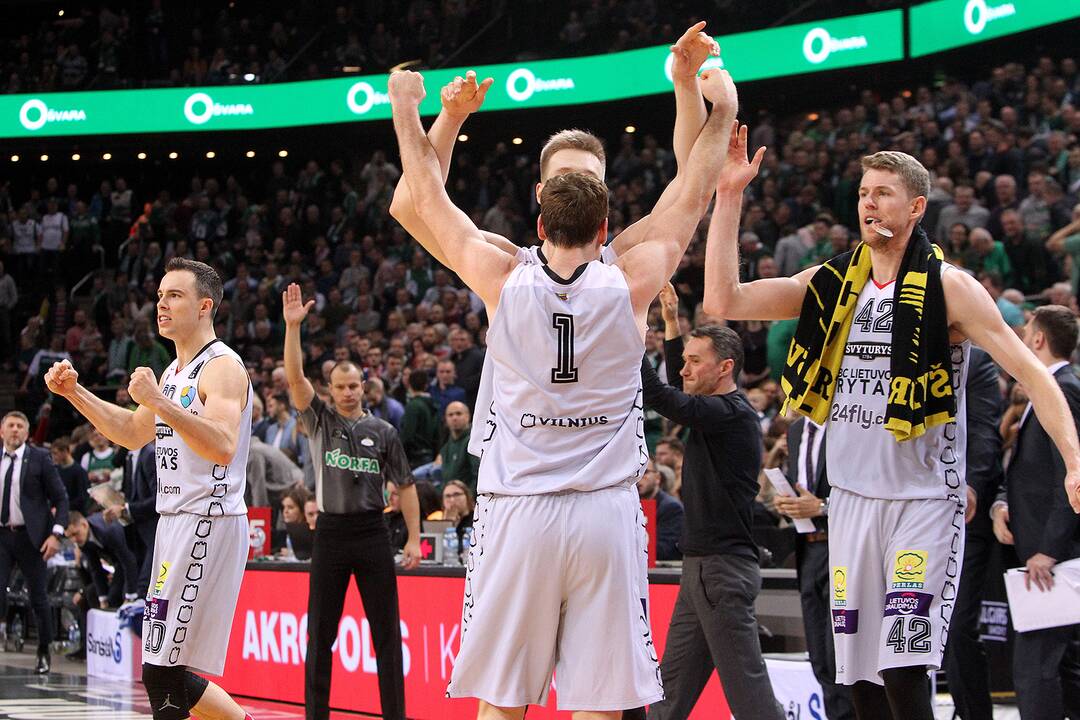 LKL: „Žalgiris“ – „Lietuvos rytas“ 63:65