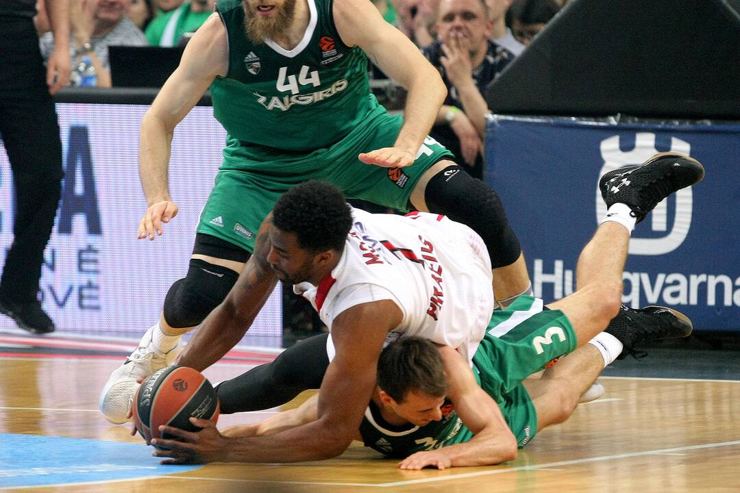 Eurolyga: „Žalgiris“ – „Olympiakos“ 80:60
