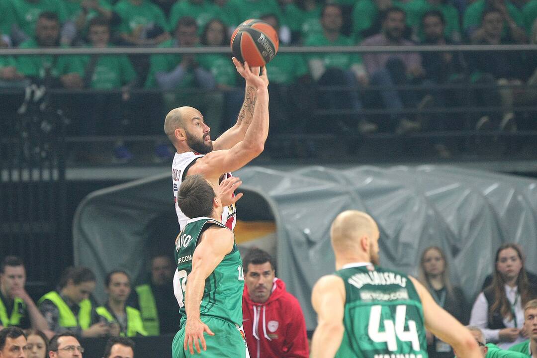 Eurolyga: „Žalgiris“ – „Olympiakos“ 80:60