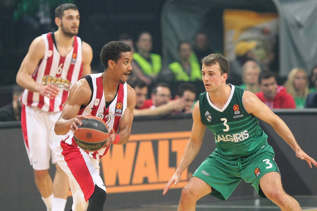 Eurolyga: „Žalgiris“ – „Olympiakos“ 80:60