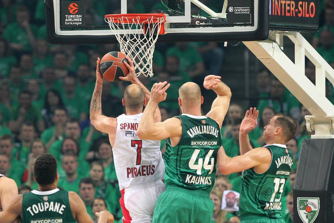 Eurolyga: „Žalgiris“ – „Olympiakos“ 80:60