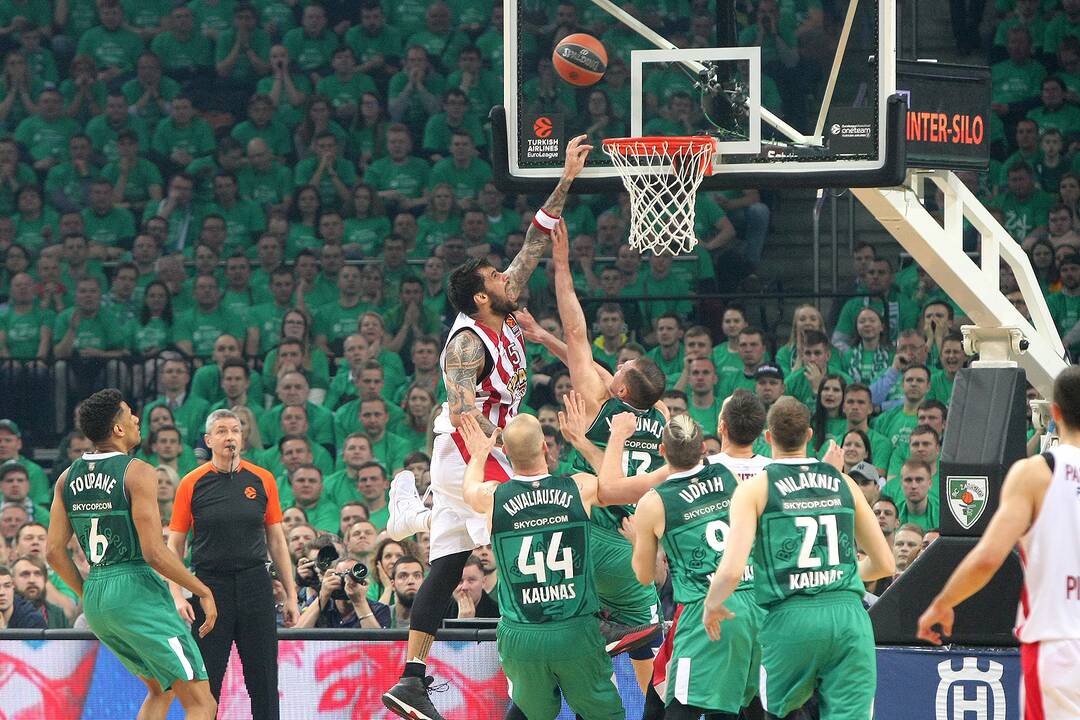 Eurolyga: „Žalgiris“ – „Olympiakos“ 80:60