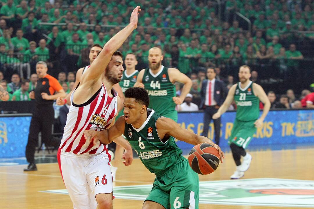 Eurolyga: „Žalgiris“ – „Olympiakos“ 80:60