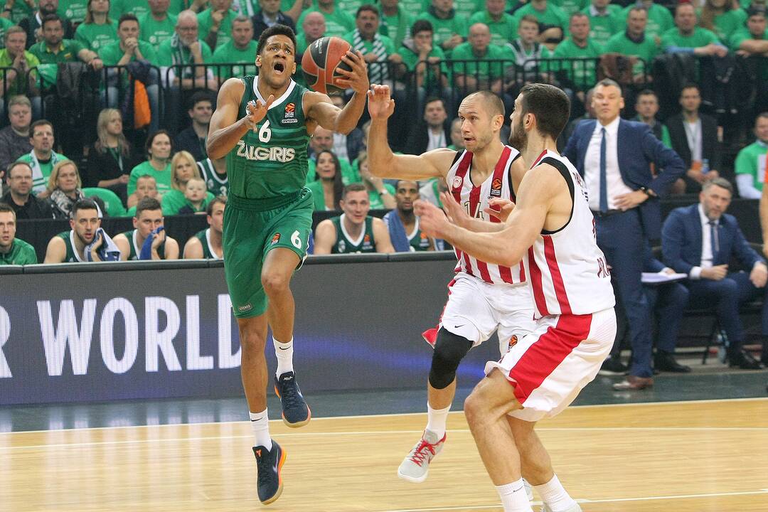 Eurolyga: „Žalgiris“ – „Olympiakos“ 80:60