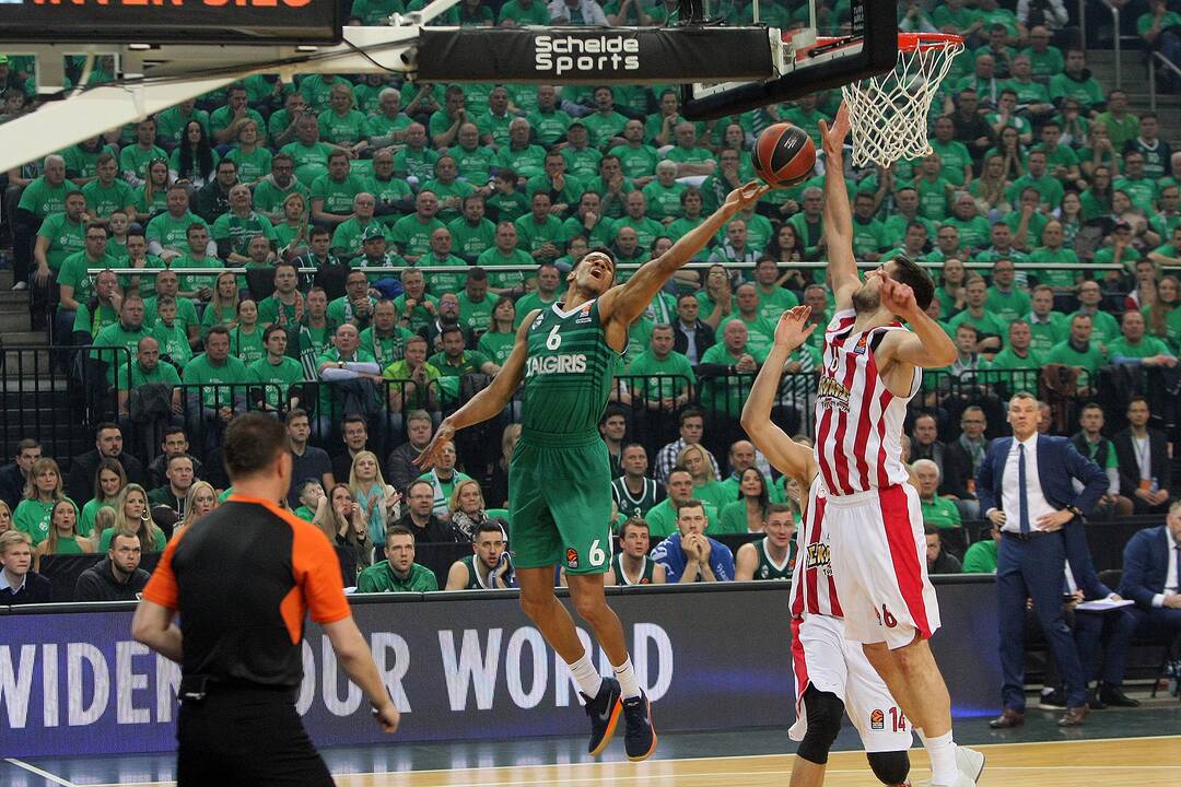 Eurolyga: „Žalgiris“ – „Olympiakos“ 80:60