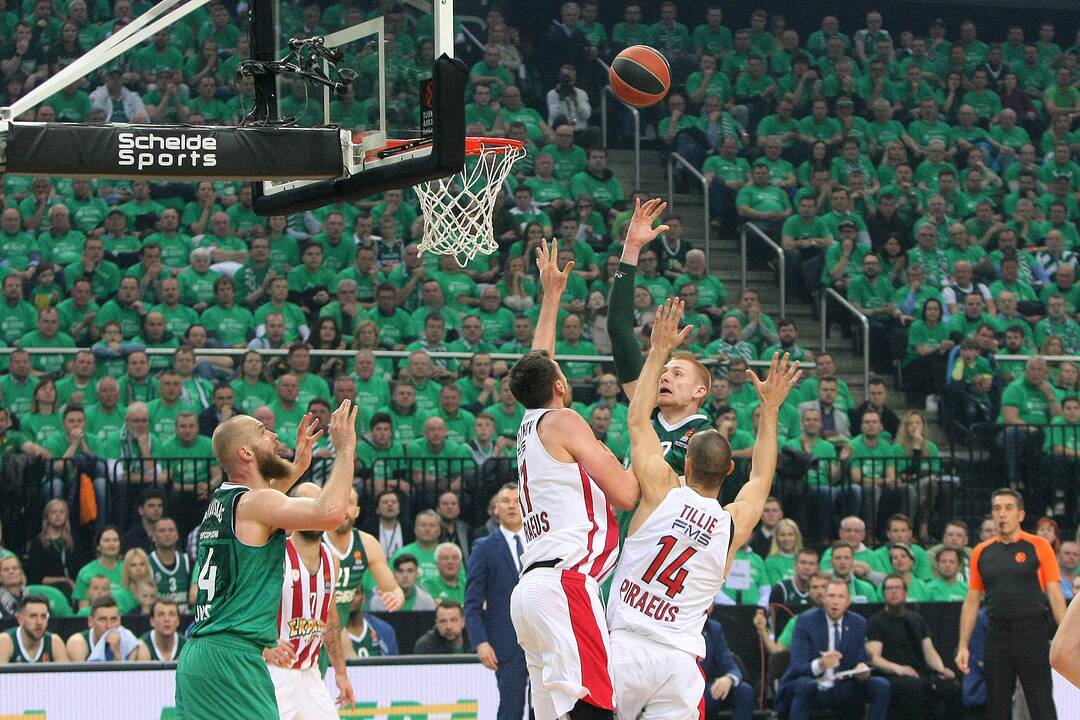 Eurolyga: „Žalgiris“ – „Olympiakos“ 80:60