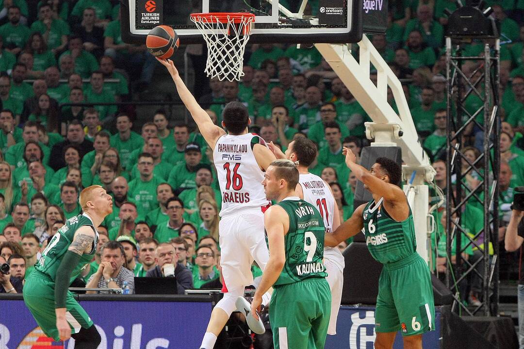 Eurolyga: „Žalgiris“ – „Olympiakos“ 80:60