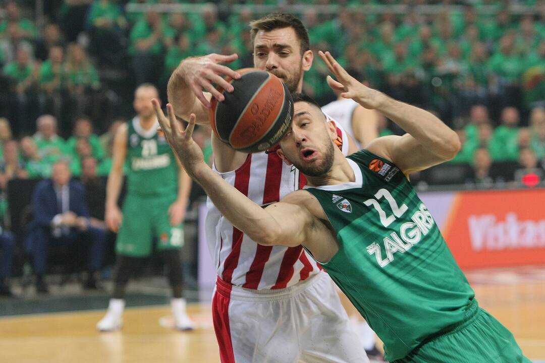 Eurolyga: „Žalgiris“ – „Olympiakos“ 80:60