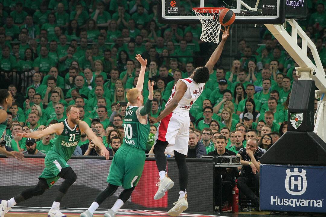 Eurolyga: „Žalgiris“ – „Olympiakos“ 80:60