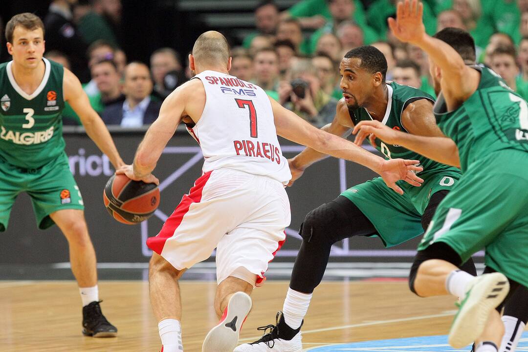 Eurolyga: „Žalgiris“ – „Olympiakos“ 80:60