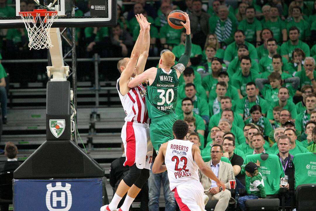 Eurolyga: „Žalgiris“ – „Olympiakos“ 80:60