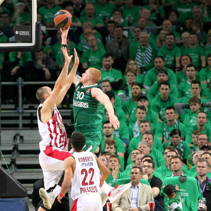 Eurolyga: „Žalgiris“ – „Olympiakos“ 80:60