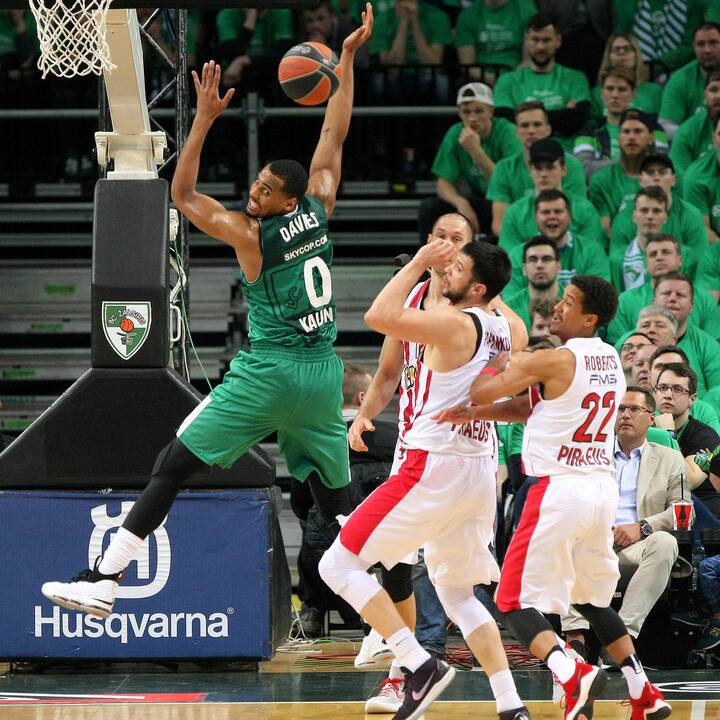 Eurolyga: „Žalgiris“ – „Olympiakos“ 80:60