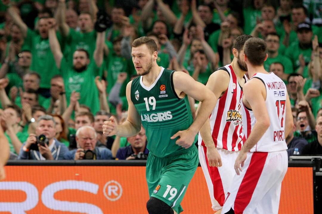 Eurolyga: „Žalgiris“ – „Olympiakos“ 80:60