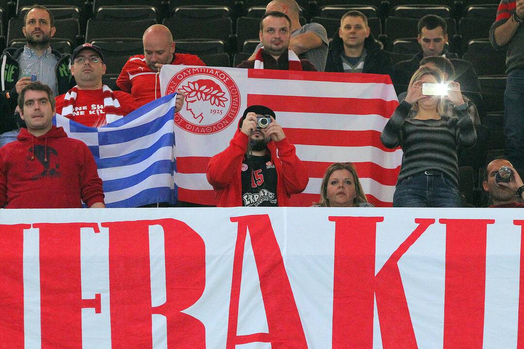 Eurolyga: „Žalgiris“ – „Olympiakos“ 75:88