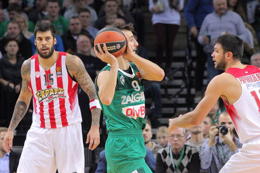 Eurolyga: „Žalgiris“ – „Olympiakos“ 75:88