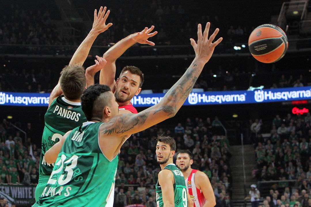 Eurolyga: „Žalgiris“ – „Olympiakos“ 75:88