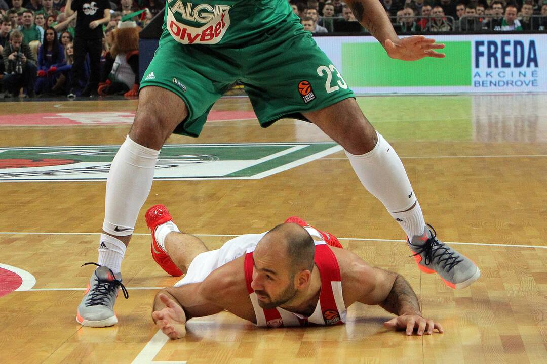 Eurolyga: „Žalgiris“ – „Olympiakos“ 75:88