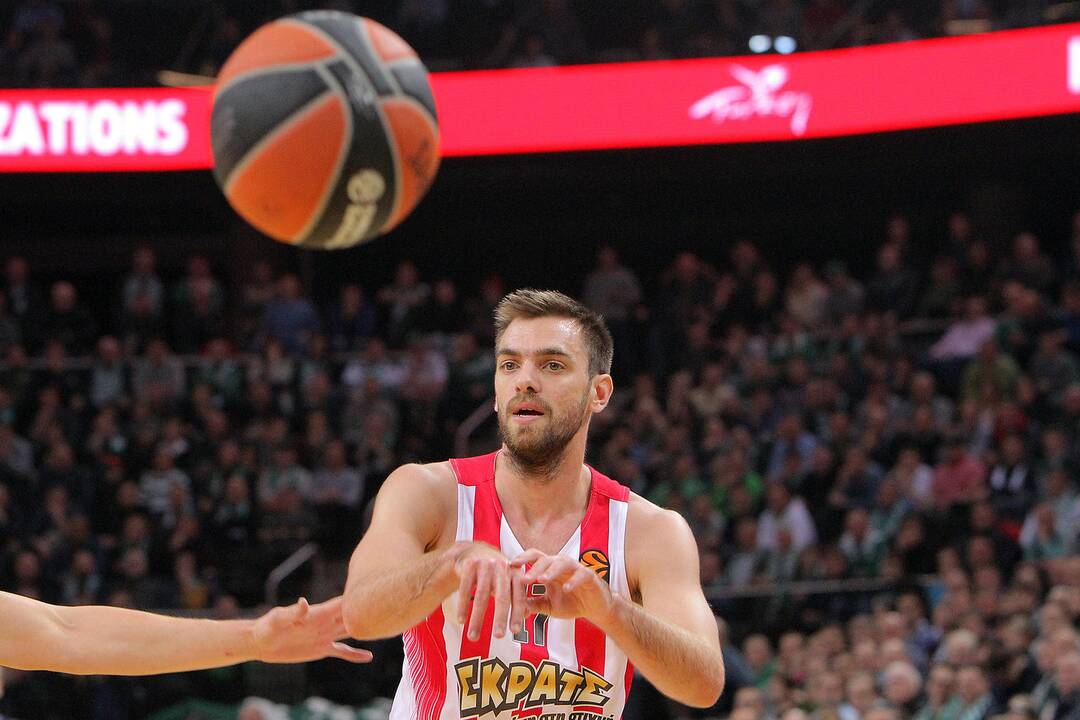 Eurolyga: „Žalgiris“ – „Olympiakos“ 75:88
