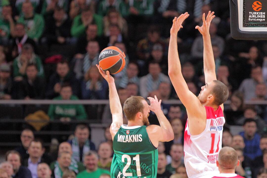 Eurolyga: „Žalgiris“ – „Olympiakos“ 75:88