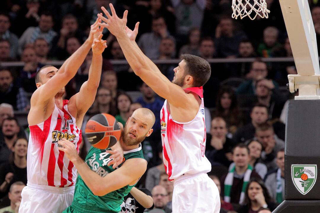 Eurolyga: „Žalgiris“ – „Olympiakos“ 75:88