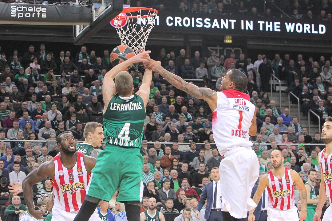 Eurolyga: „Žalgiris“ – „Olympiakos“ 75:88