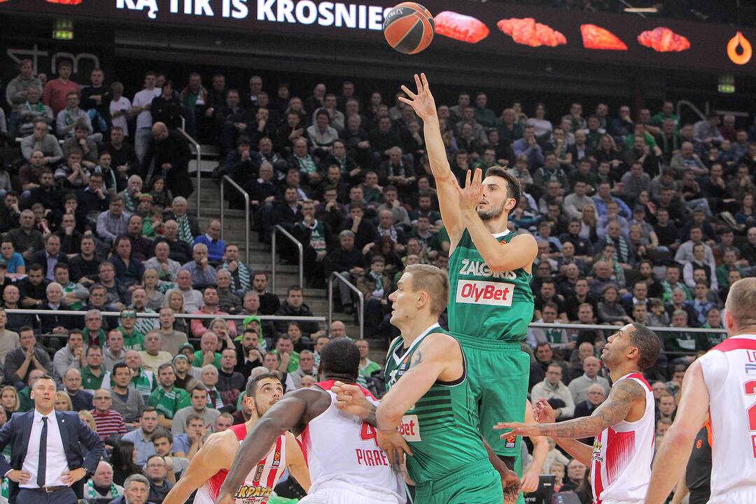 Eurolyga: „Žalgiris“ – „Olympiakos“ 75:88