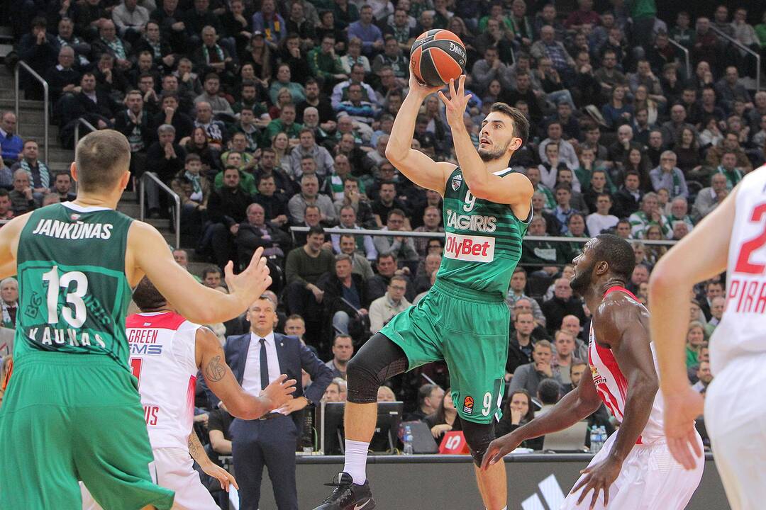 Eurolyga: „Žalgiris“ – „Olympiakos“ 75:88
