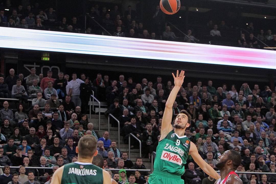 Eurolyga: „Žalgiris“ – „Olympiakos“ 75:88