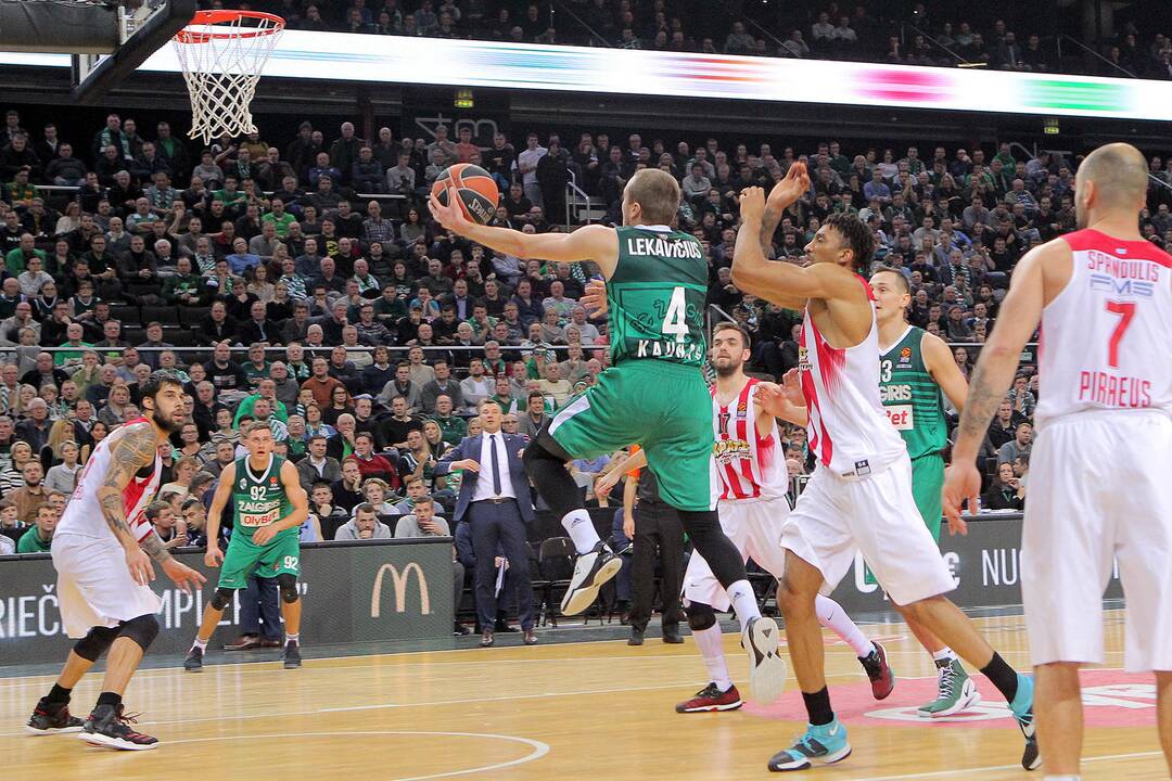 Eurolyga: „Žalgiris“ – „Olympiakos“ 75:88