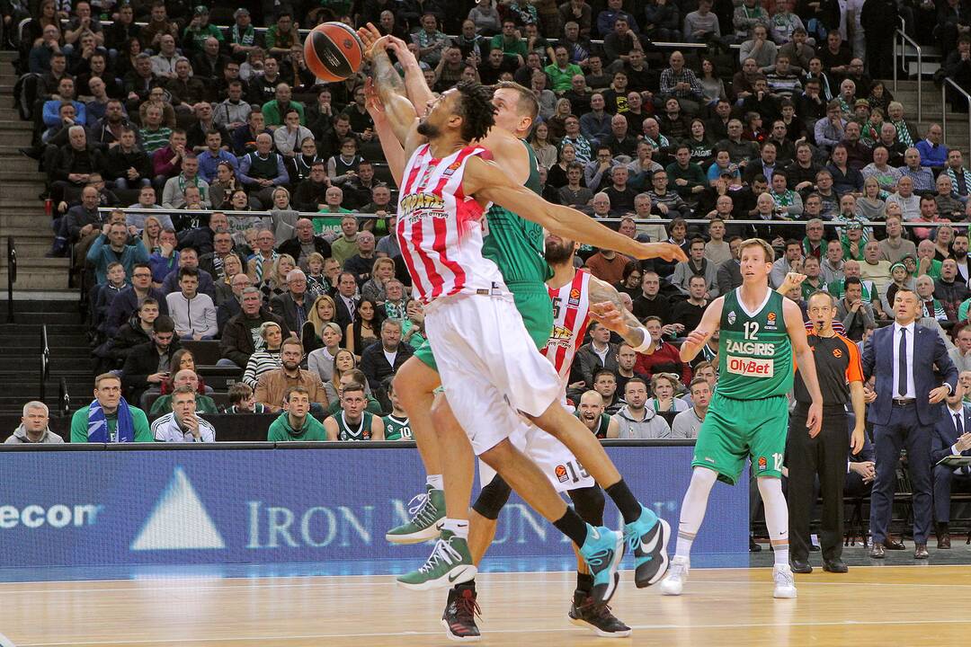 Eurolyga: „Žalgiris“ – „Olympiakos“ 75:88