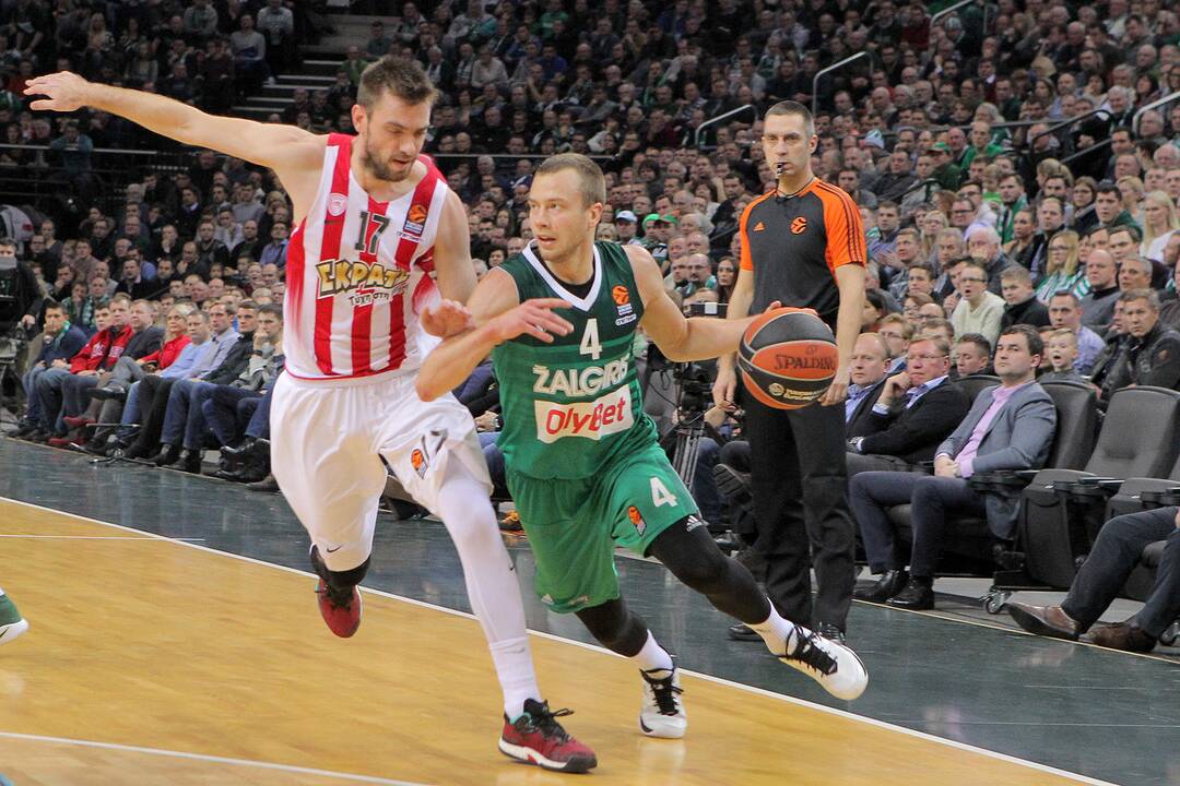 Eurolyga: „Žalgiris“ – „Olympiakos“ 75:88