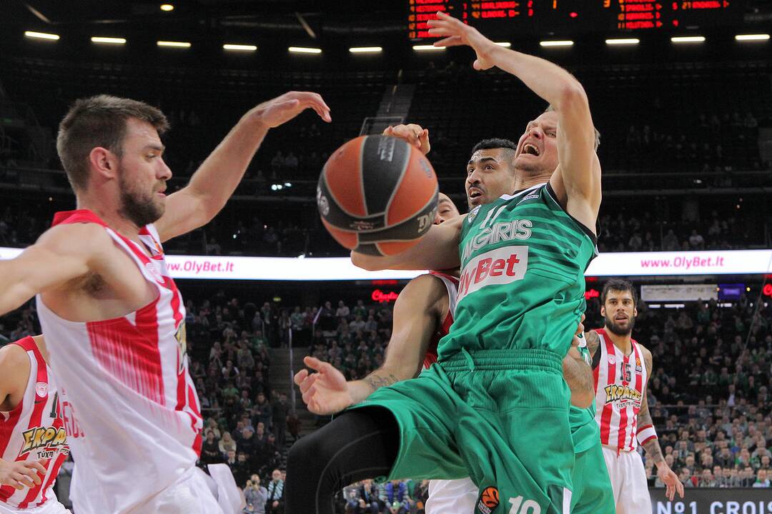 Eurolyga: „Žalgiris“ – „Olympiakos“ 75:88