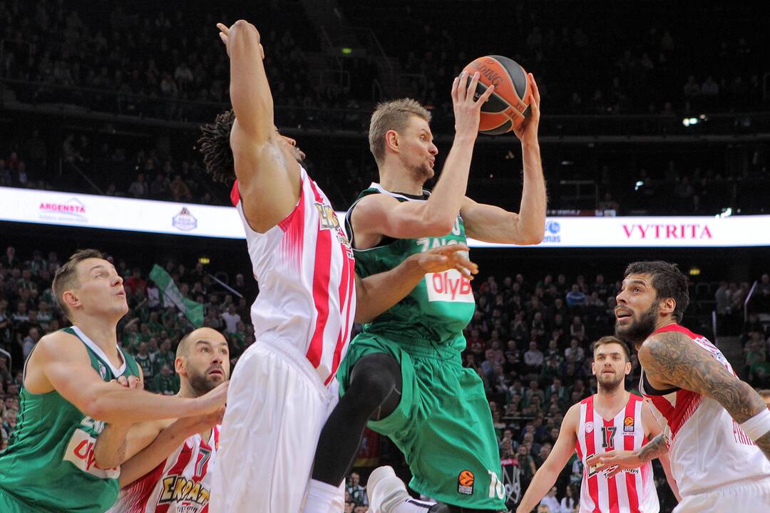 Eurolyga: „Žalgiris“ – „Olympiakos“ 75:88