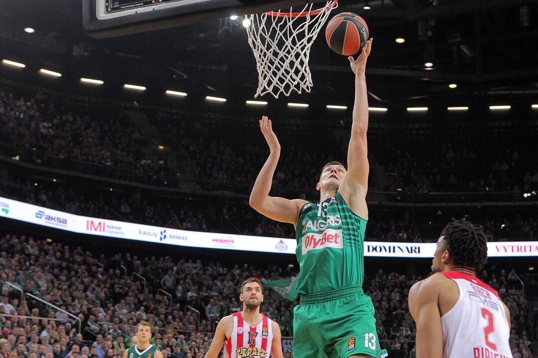 Eurolyga: „Žalgiris“ – „Olympiakos“ 75:88