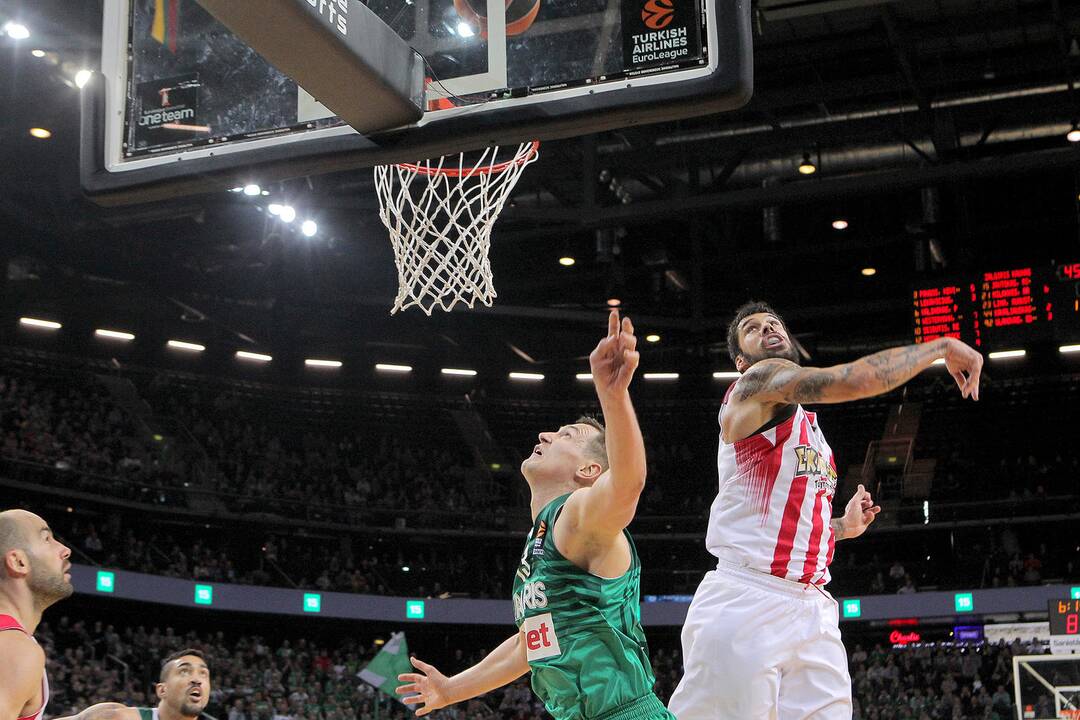 Eurolyga: „Žalgiris“ – „Olympiakos“ 75:88
