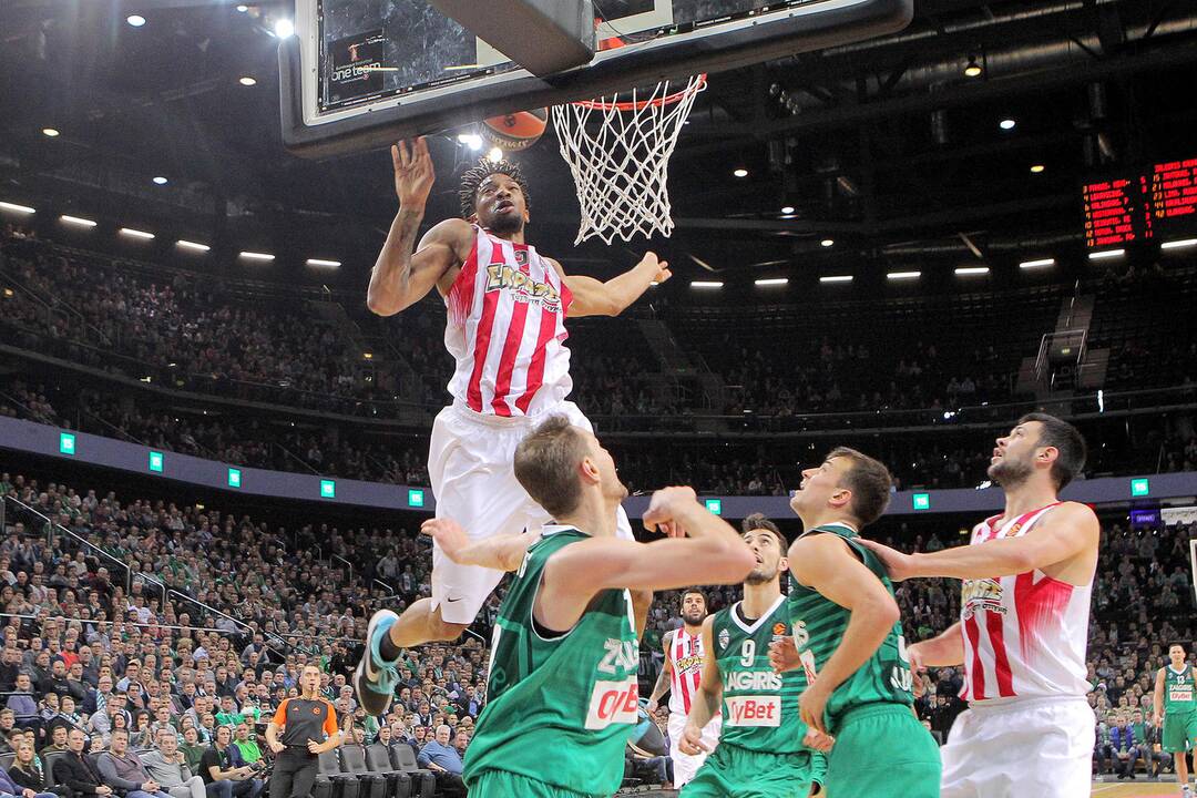 Eurolyga: „Žalgiris“ – „Olympiakos“ 75:88