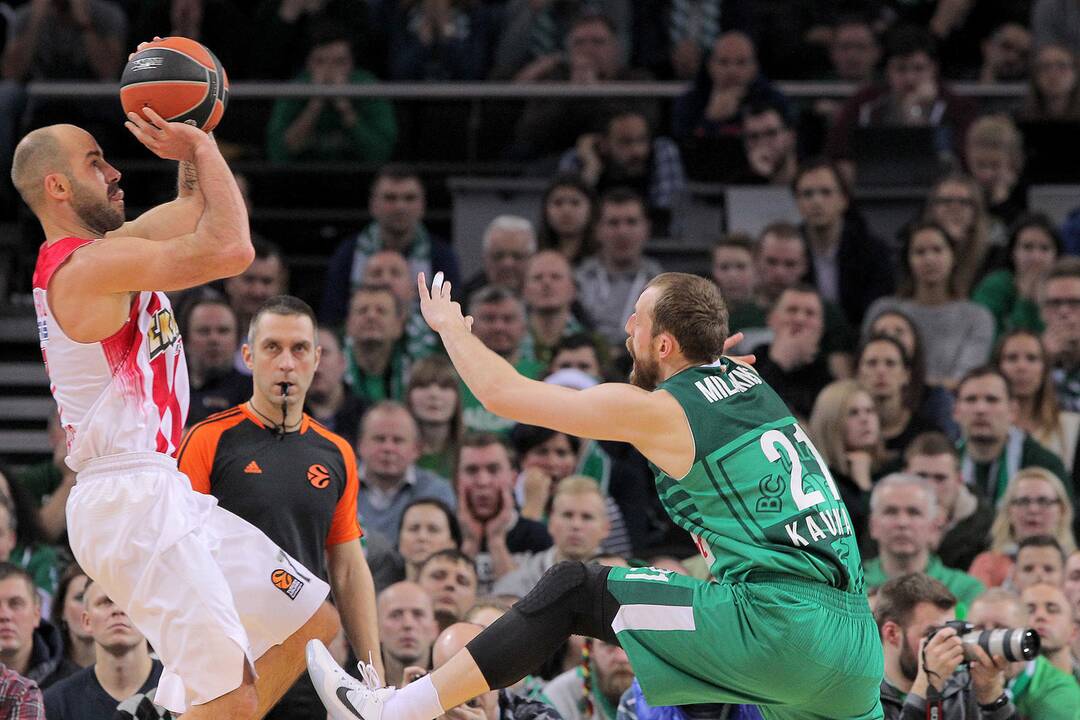 Eurolyga: „Žalgiris“ – „Olympiakos“ 75:88