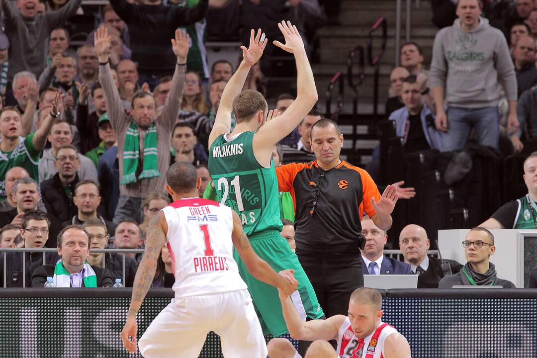 Eurolyga: „Žalgiris“ – „Olympiakos“ 75:88