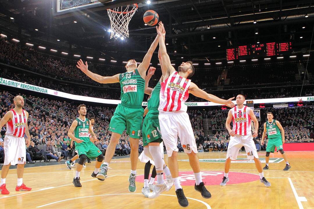 Eurolyga: „Žalgiris“ – „Olympiakos“ 75:88