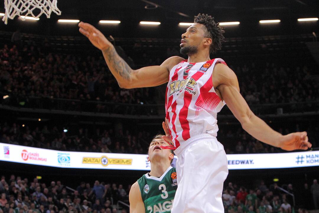 Eurolyga: „Žalgiris“ – „Olympiakos“ 75:88