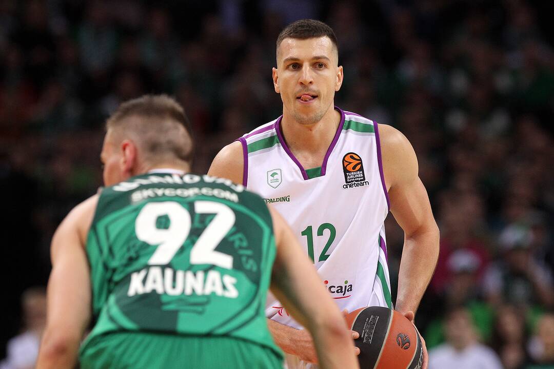 Eurolyga: „Žalgiris“ – „Unicaja“ 79:77