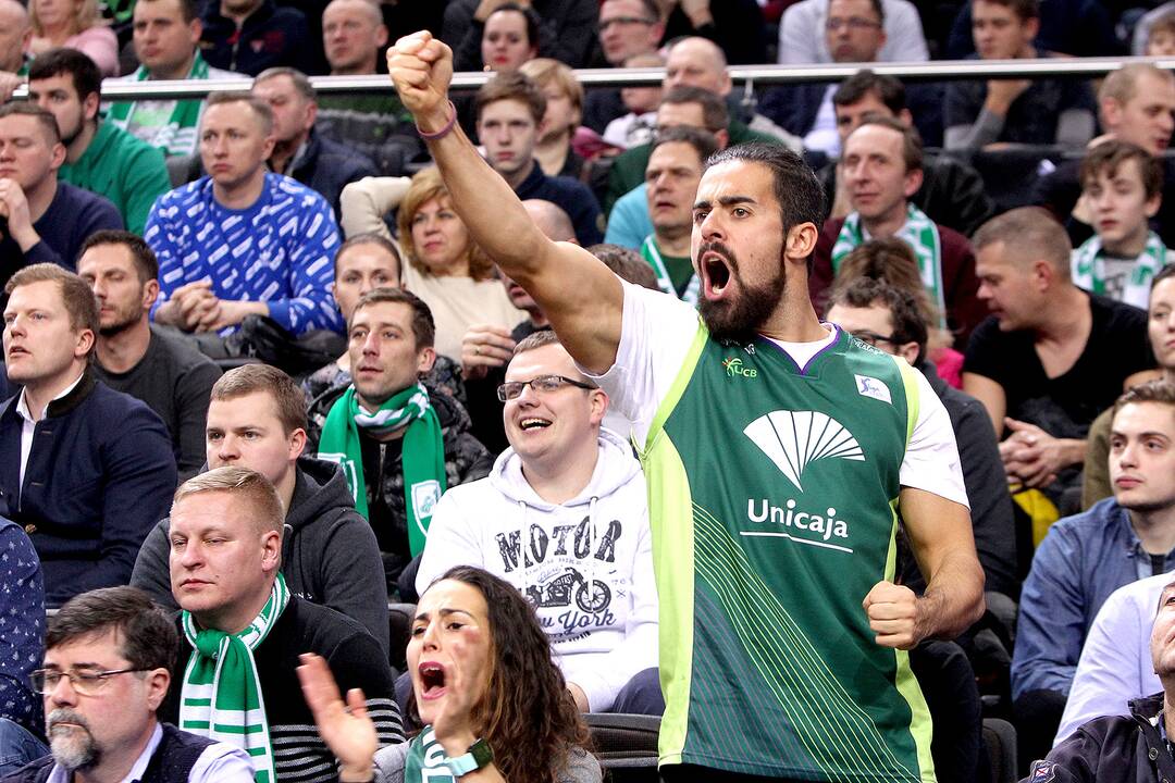 Eurolyga: „Žalgiris“ – „Unicaja“ 79:77